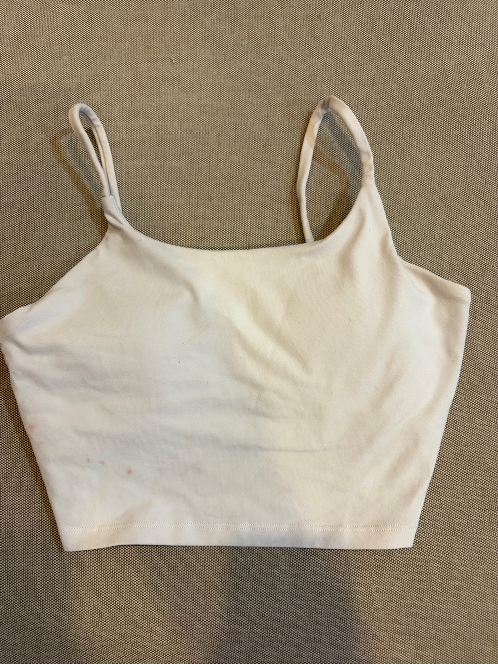 Amazon cropped padded tank